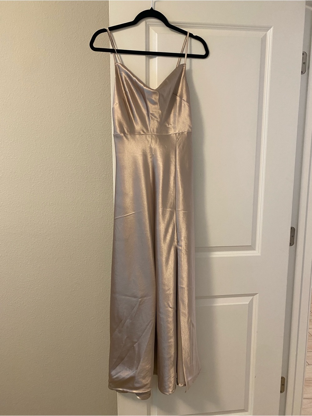 Birdy Grey Satin Champagne Dress
